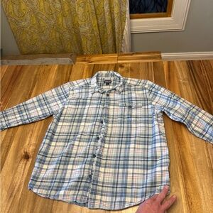 Patagonia Plaid Button-Up Shirt size L